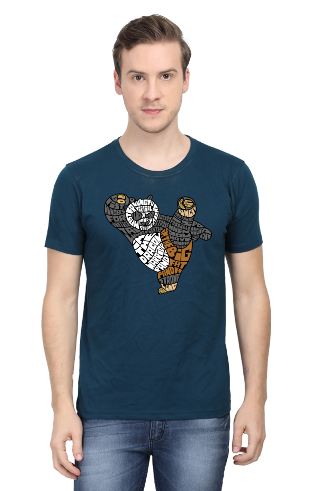 Dragon Warrior Po Kung Fu Panda Action T-Shirt for Men