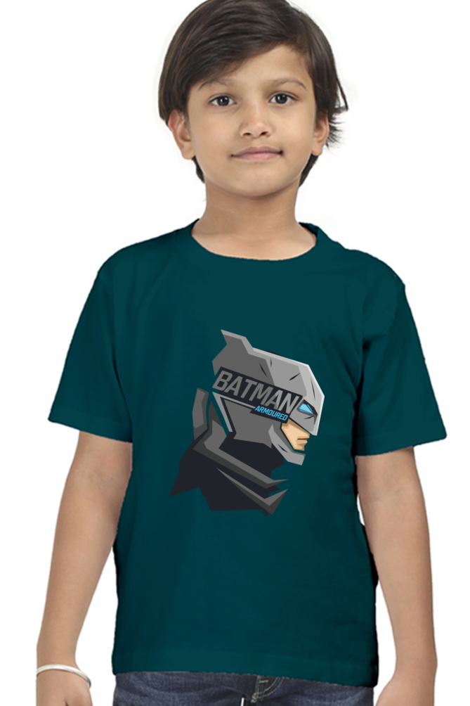 Batman Armored Abstract Print Cotton T-Shirt for Boys