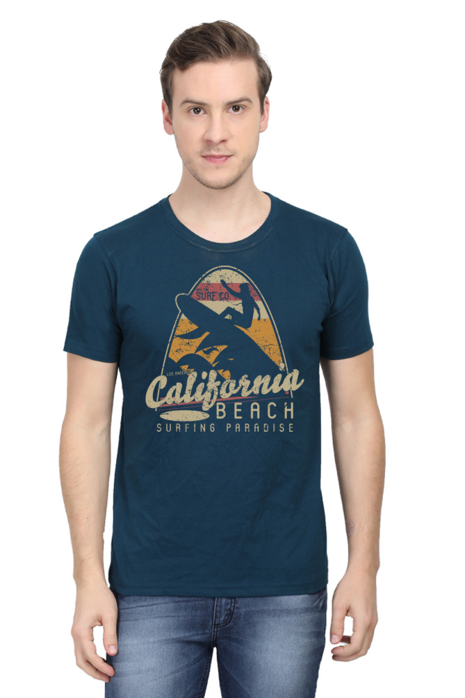 California Surf Paradise - Vintage Graphic Men's T-Shirt