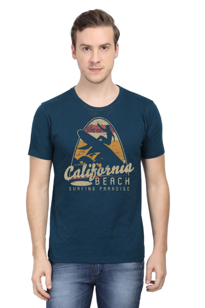 California Surf Paradise - Vintage Graphic Men's T-Shirt