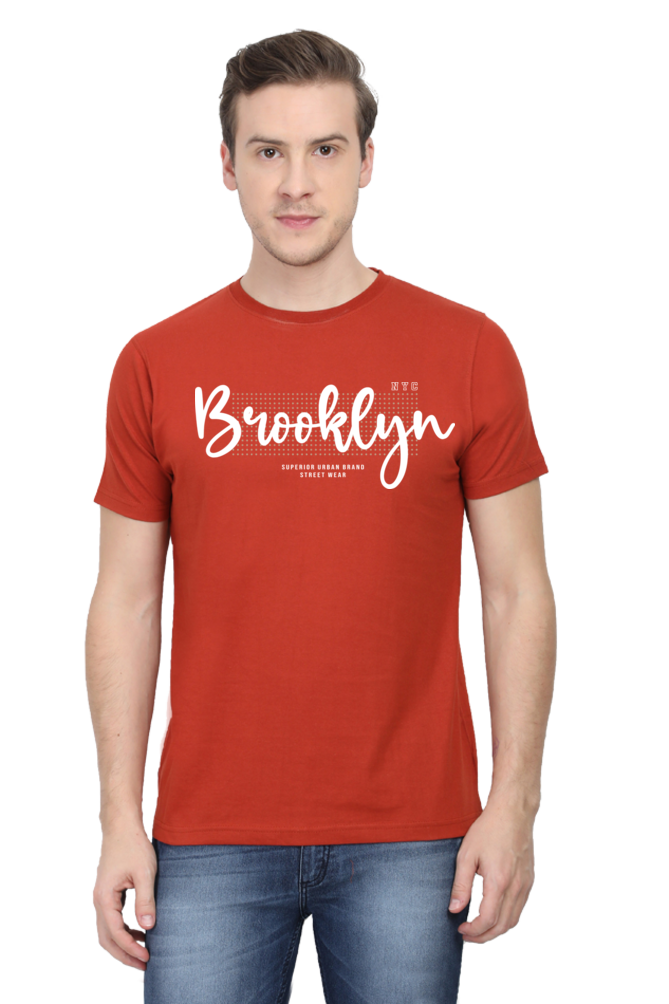 Brooklyn Signature Men’s Oversized Cotton T-Shirt