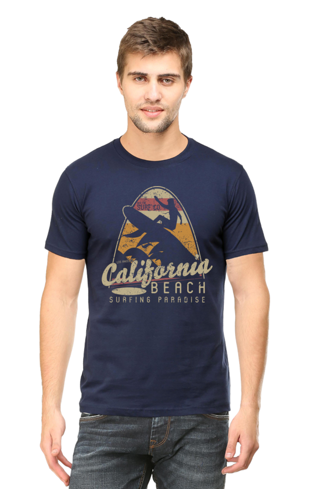 California Surf Paradise - Vintage Graphic Men's T-Shirt