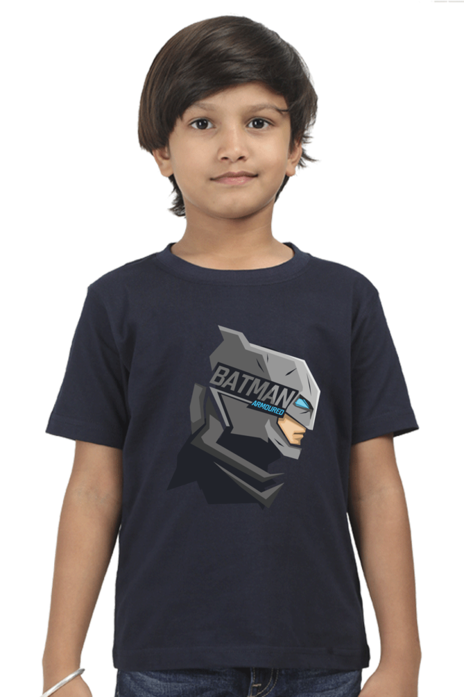 Batman Armored Abstract Print Cotton T-Shirt for Boys