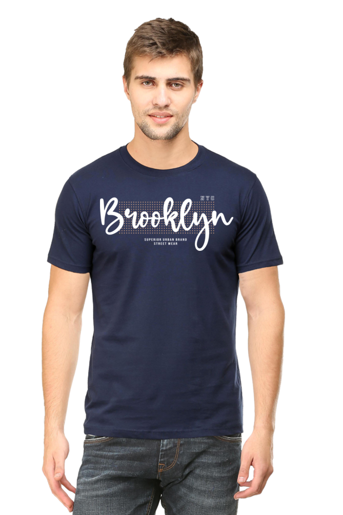 Brooklyn Signature Men’s Oversized Cotton T-Shirt