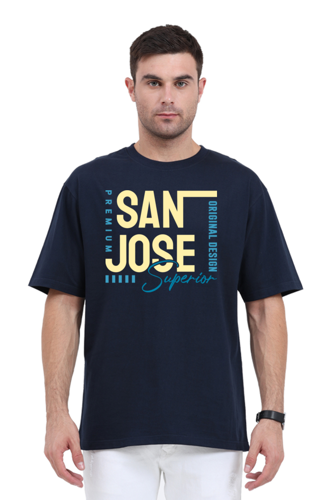 San Jose Premium Men’s Oversize Cotton T-Shirt