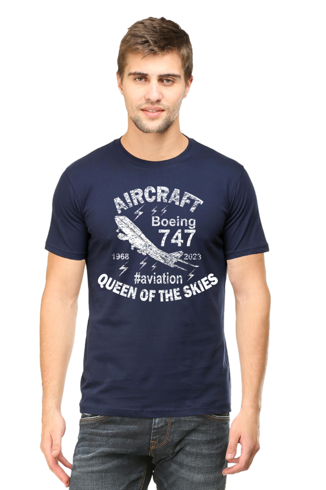 Boeing 747 Aircraft Enthusiast Men’s Regular Fit T-Shirt