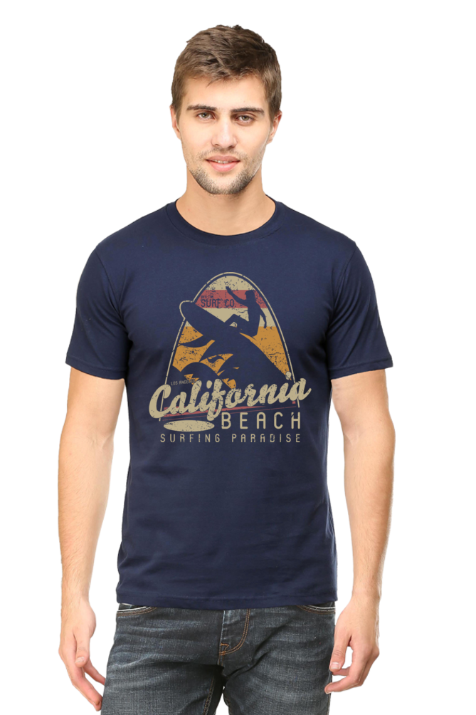 California Surf Paradise - Vintage Graphic Men's T-Shirt