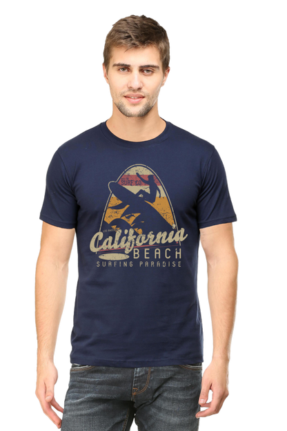 California Surf Paradise - Vintage Graphic Men's T-Shirt