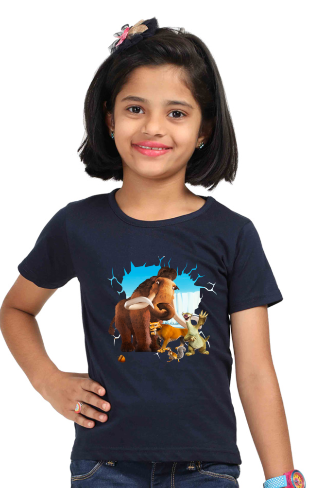 Ice Age Girls’ Graphic Print T-Shirt