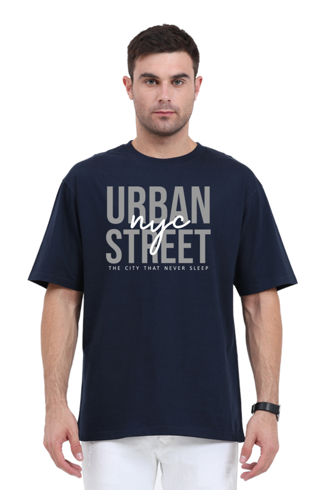 Urban NYC Street Men’s Oversize Cotton T-Shirt