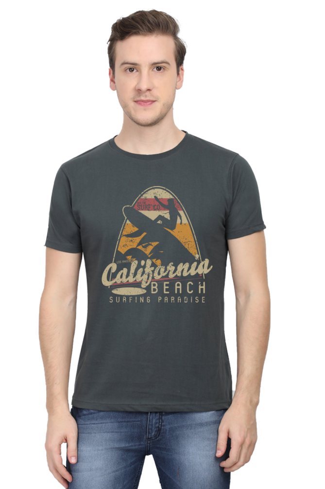 California Surf Paradise - Vintage Graphic Men's T-Shirt