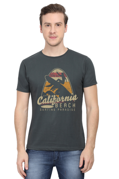 California Surf Paradise - Vintage Graphic Men's T-Shirt