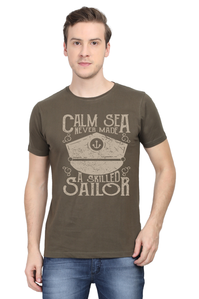 Nautical Wisdom - Premium Cotton Made in India Regular Fit T-Shirt