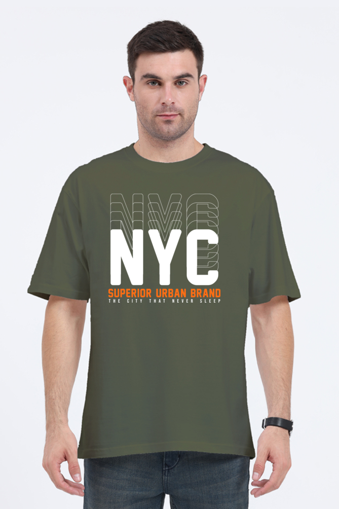 NYC Superior Urban Brand Men’s Oversized T-Shirt