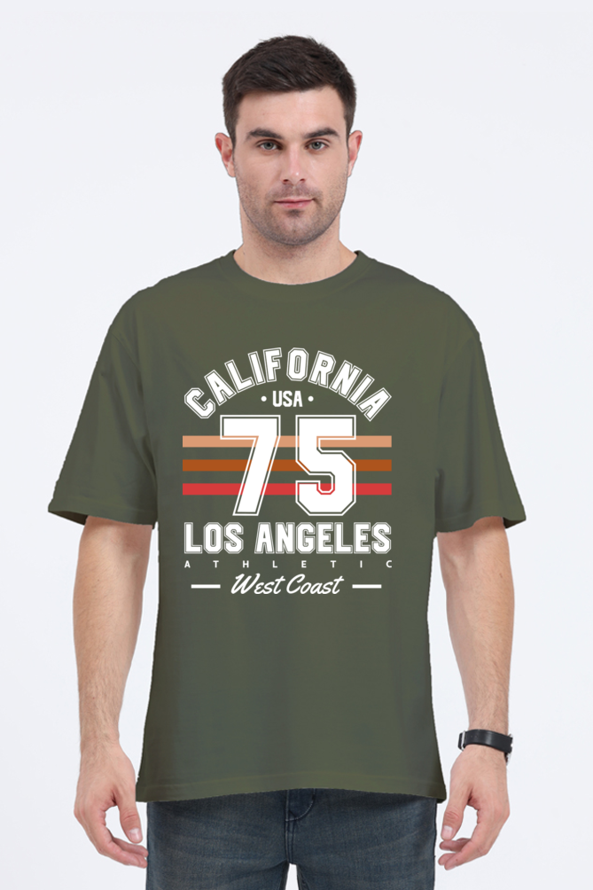 California Los Angeles - West Coast Athletic Men’s Oversized T-Shirt