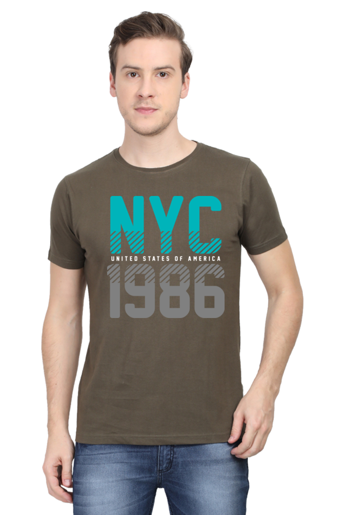 NYC 1986 Men’s Regular Cotton T-Shirt