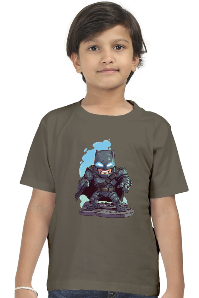 Boys’ Batman T-Shirt with Vivid Print and 100% Cotton Fabric