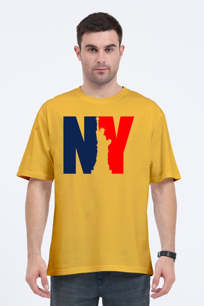 NY State Oversized Men’s T-Shirt