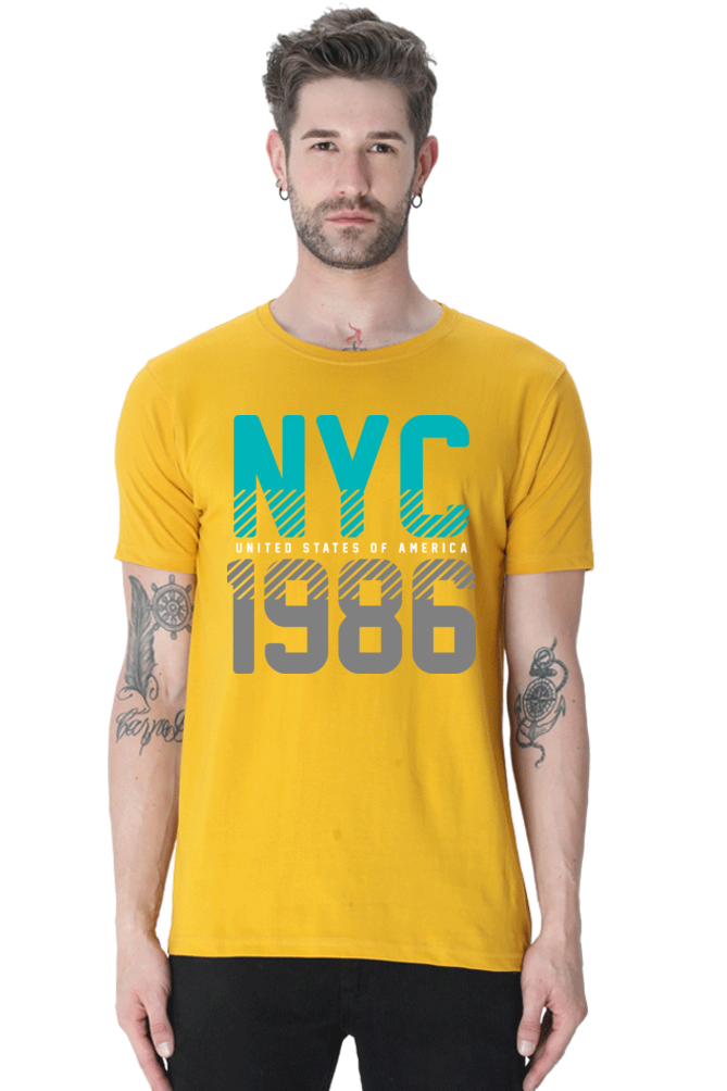 NYC 1986 Men’s Regular Cotton T-Shirt