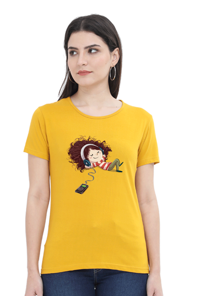 Relaxing Music Lover Women’s Cotton T-Shirt