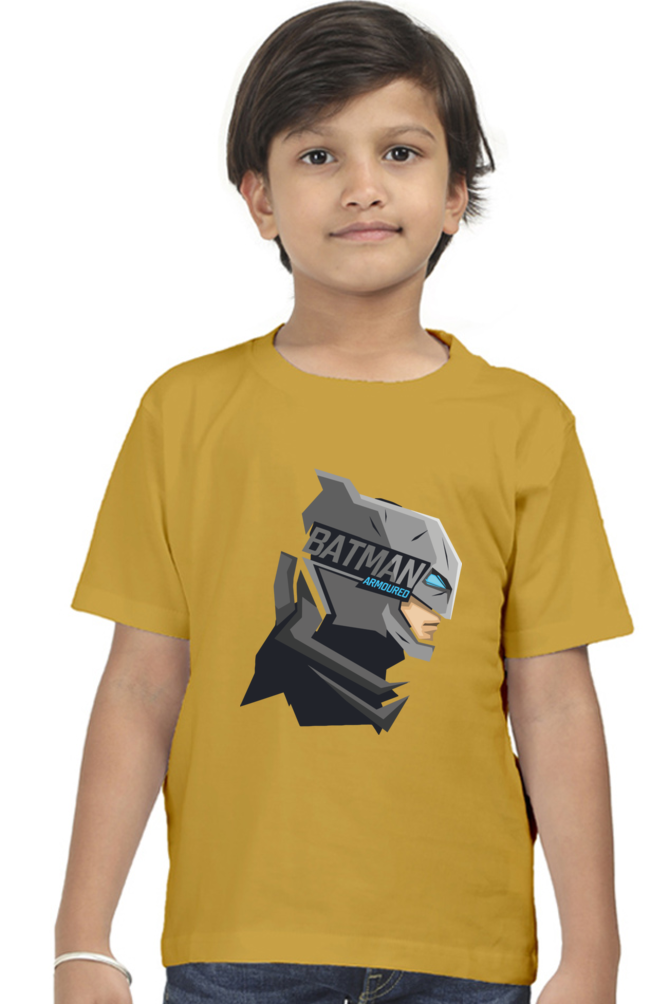 Batman Armored Abstract Print Cotton T-Shirt for Boys