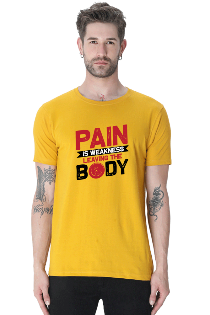 Weakness Leaving the Body - Gym Inspiration T-Shirt for Men