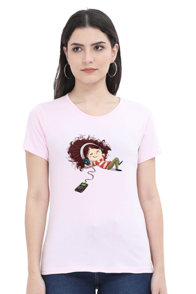 Relaxing Music Lover Women’s Cotton T-Shirt