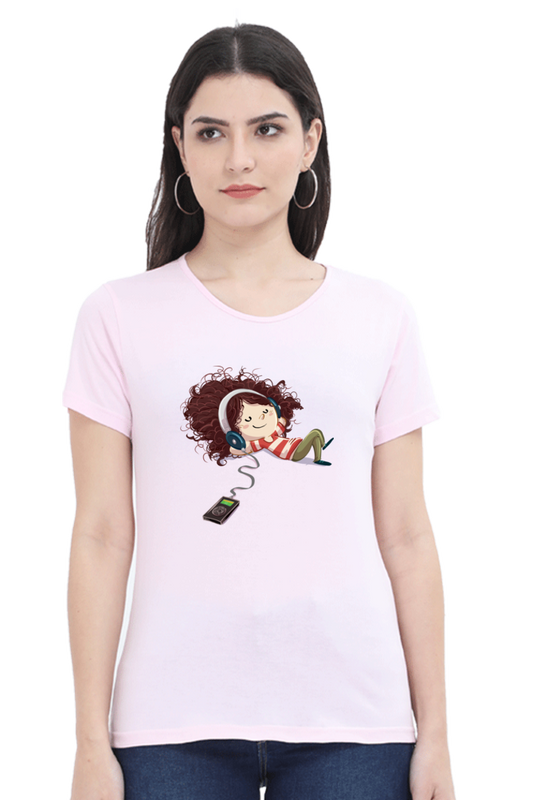 Relaxing Music Lover Women’s Cotton T-Shirt