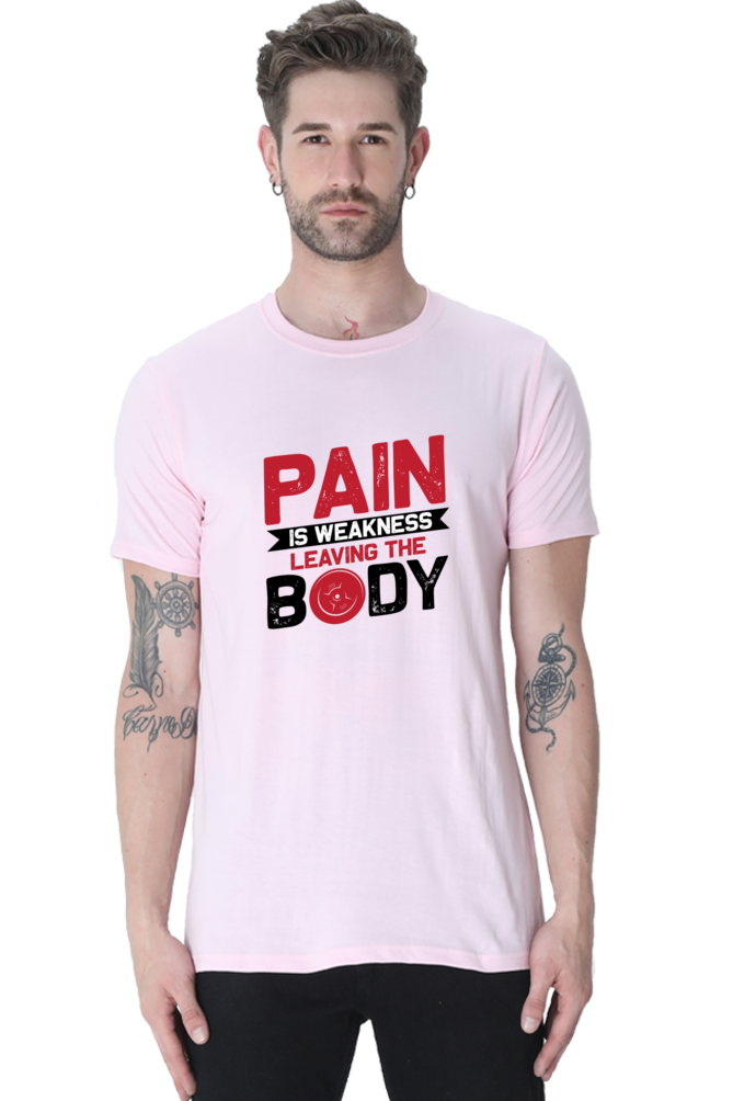 Weakness Leaving the Body - Gym Inspiration T-Shirt for Men