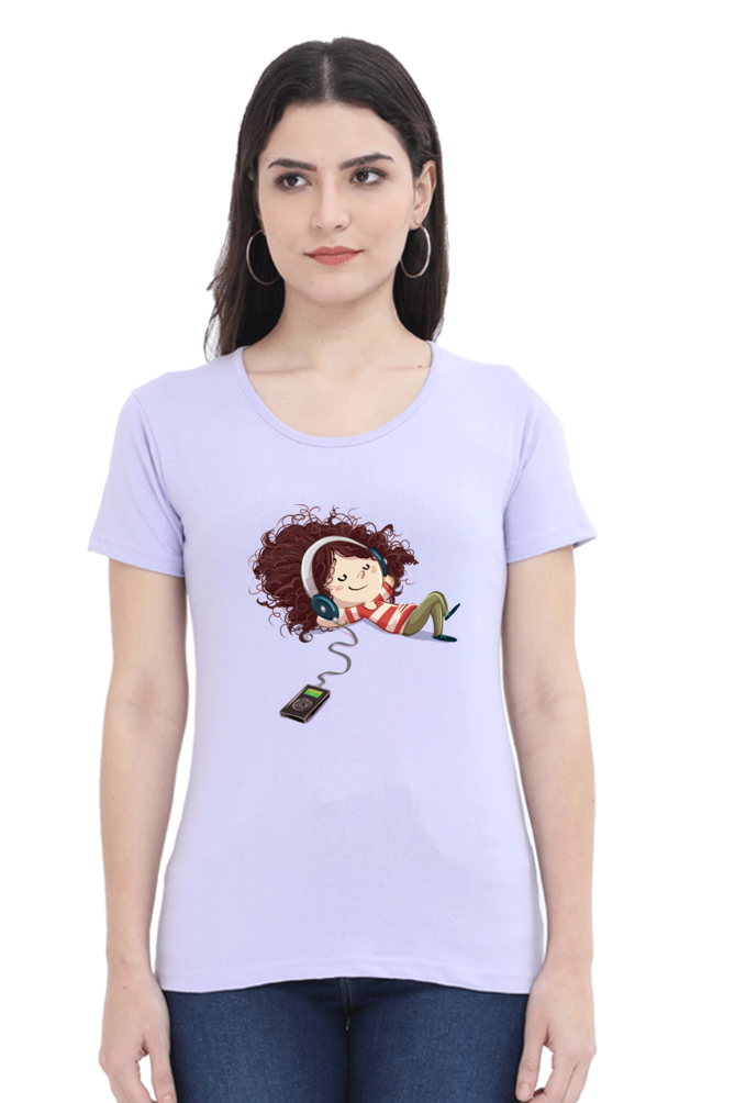 Relaxing Music Lover Women’s Cotton T-Shirt