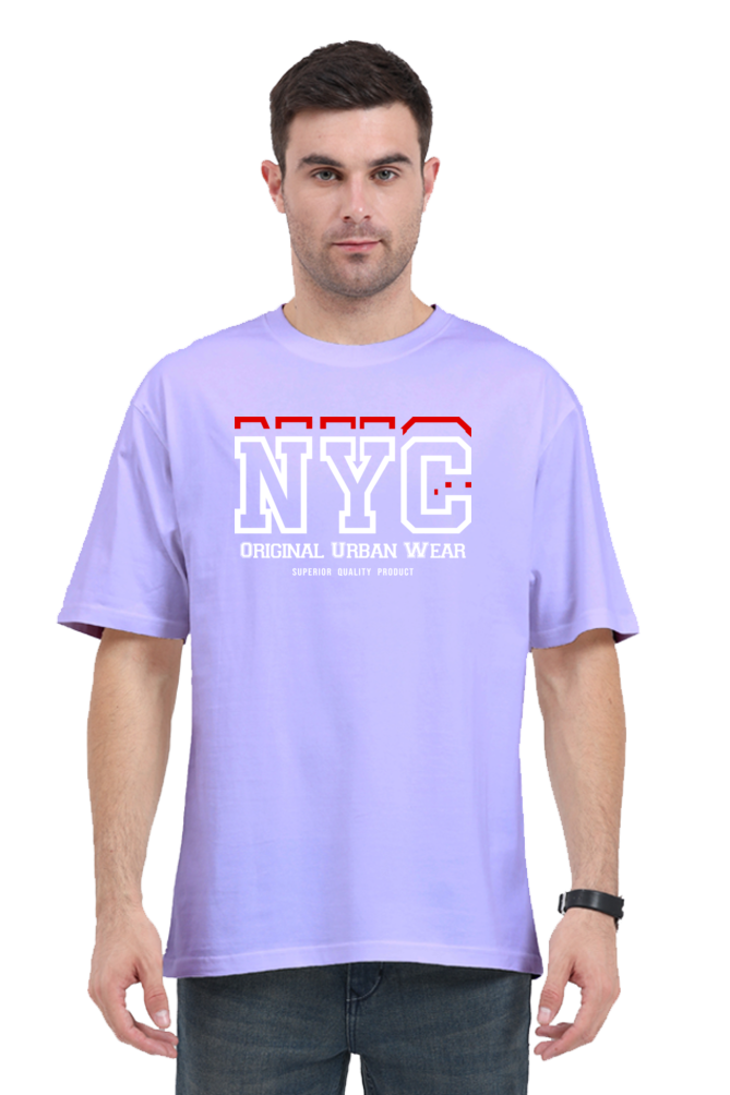 NYC Original Urban Wear Men’s Oversized Cotton T-Shirt