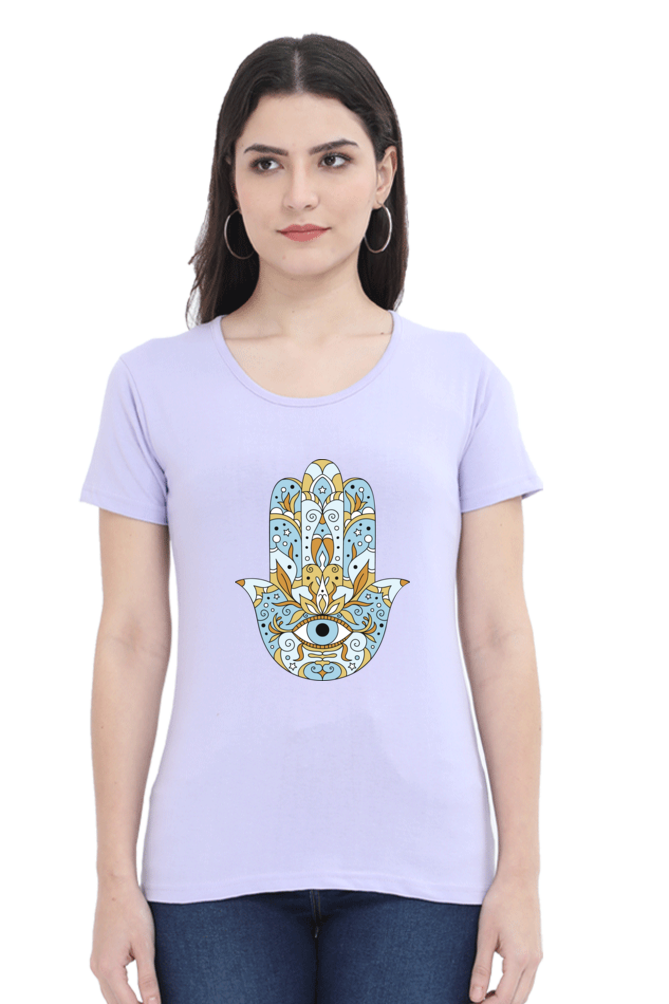 Eye of the Palm T-Shirt - A Unique and Stylish Statement Piece for Women