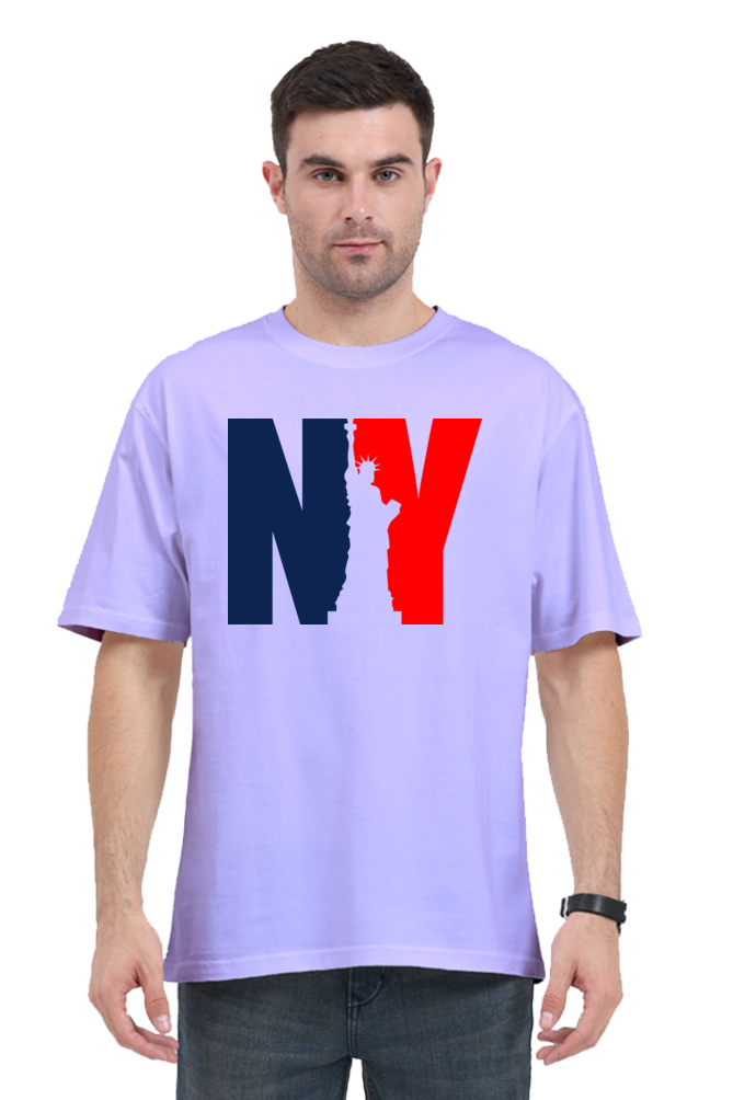 NY State Oversized Men’s T-Shirt