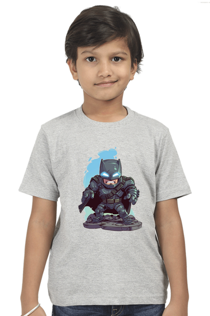 Boys’ Batman T-Shirt with Vivid Print and 100% Cotton Fabric