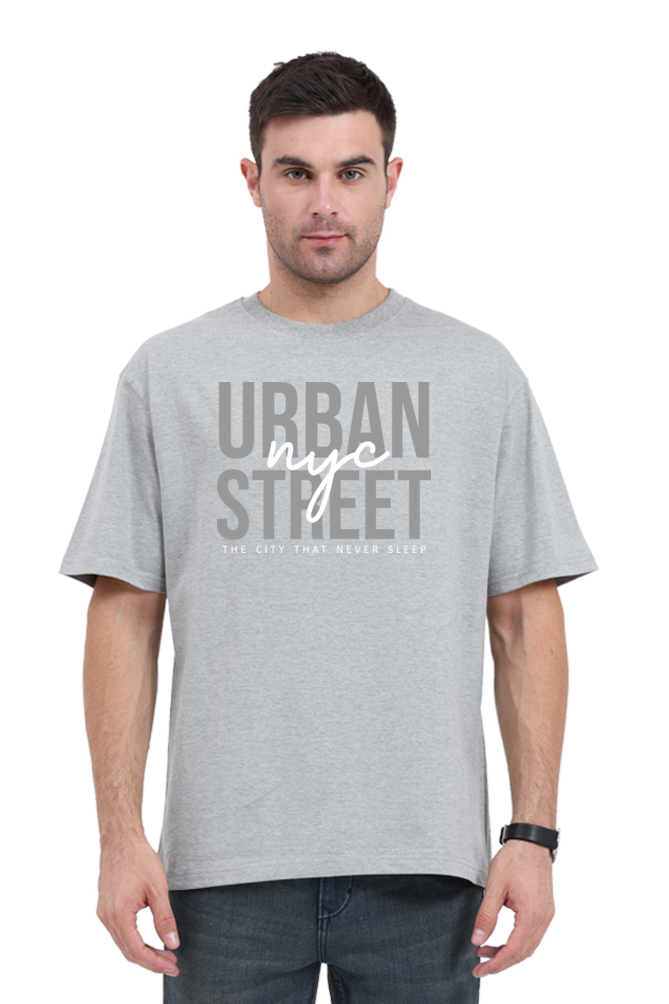 Urban NYC Street Men’s Oversize Cotton T-Shirt