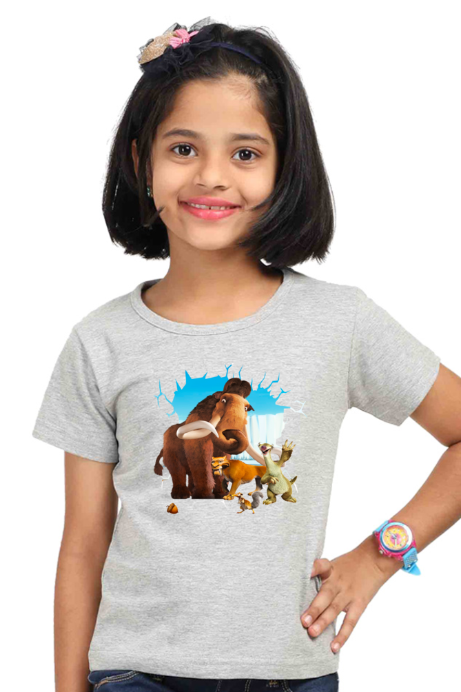 Ice Age Girls’ Graphic Print T-Shirt