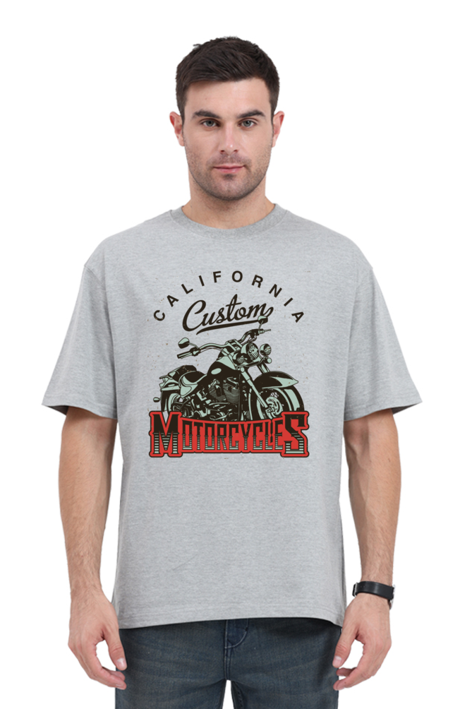 California Custom Motorcycles Oversized Men’s T-Shirt