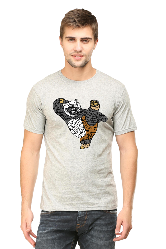 Dragon Warrior Po Kung Fu Panda Action T-Shirt for Men