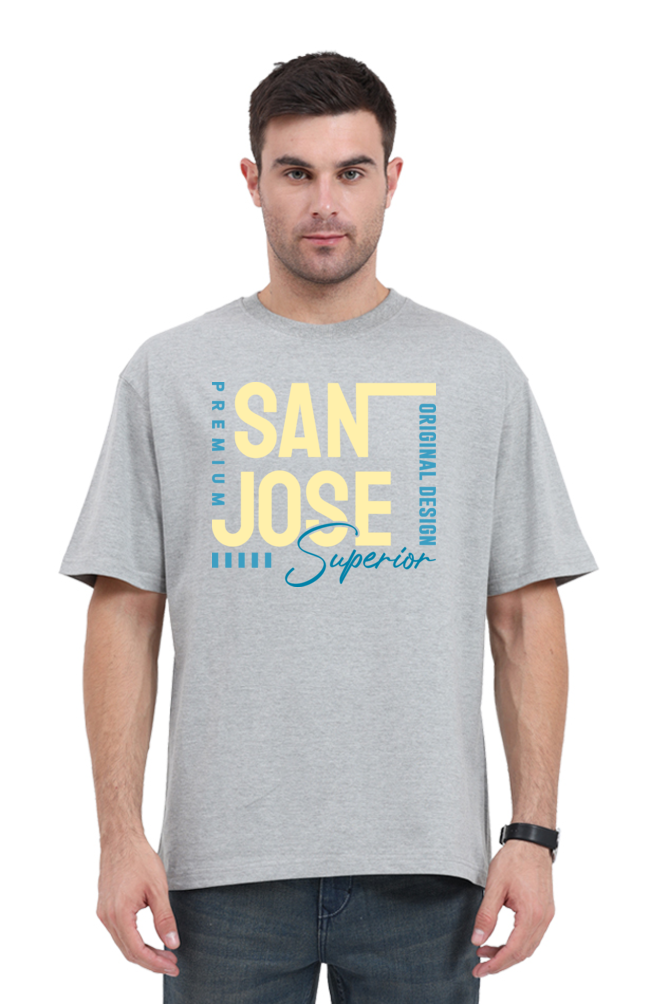 San Jose Premium Men’s Oversize Cotton T-Shirt