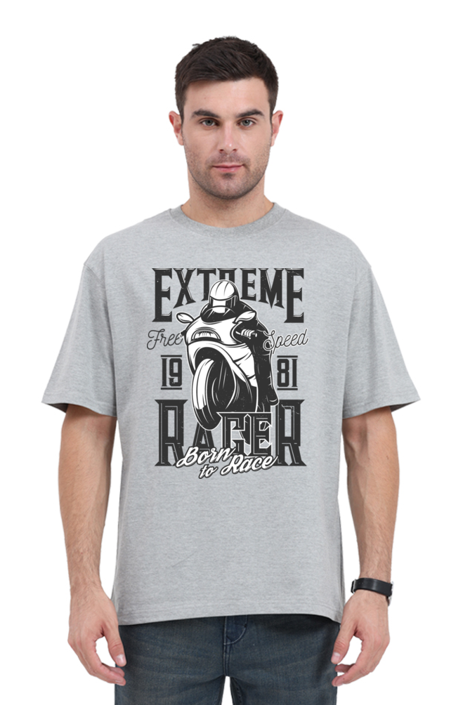 Extreme Racer Cotton Oversized Men’s T-Shirt