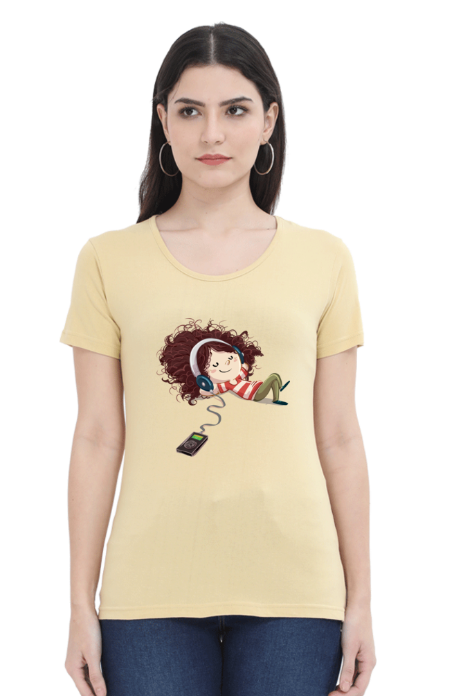 Relaxing Music Lover Women’s Cotton T-Shirt