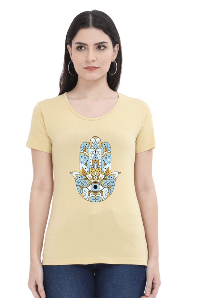 Eye of the Palm T-Shirt - A Unique and Stylish Statement Piece for Women