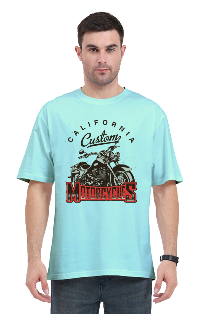 California Custom Motorcycles Oversized Men’s T-Shirt