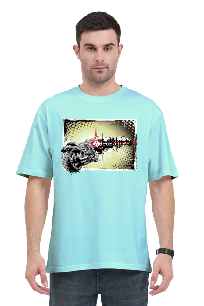 Adrenaline Rush Men’s Oversized T-Shirt