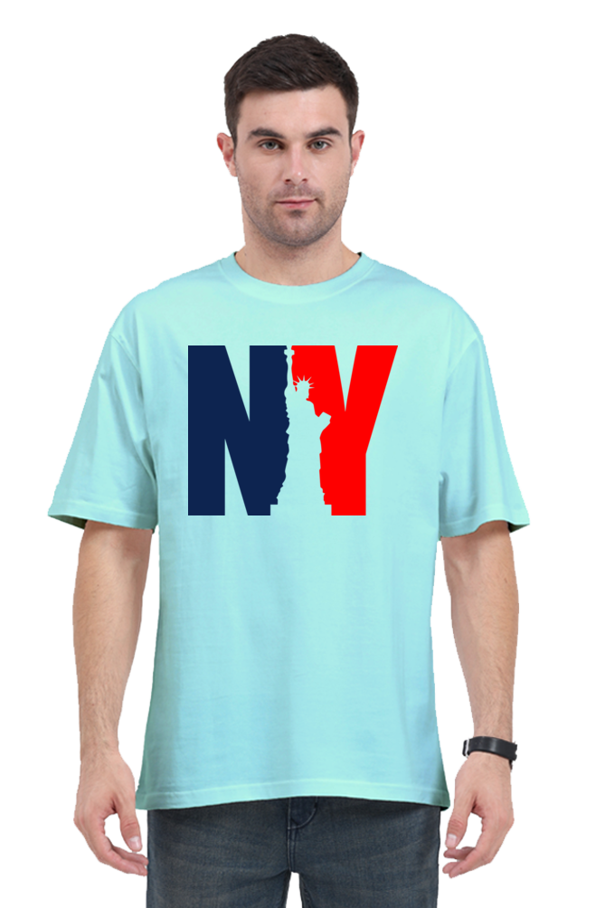 NY State Oversized Men’s T-Shirt