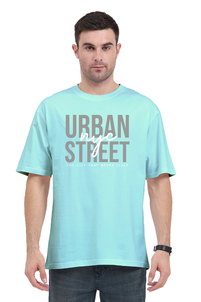 Urban NYC Street Men’s Oversize Cotton T-Shirt