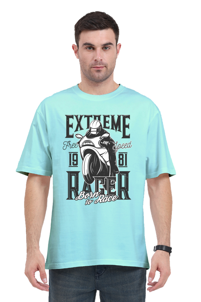 Extreme Racer Cotton Oversized Men’s T-Shirt