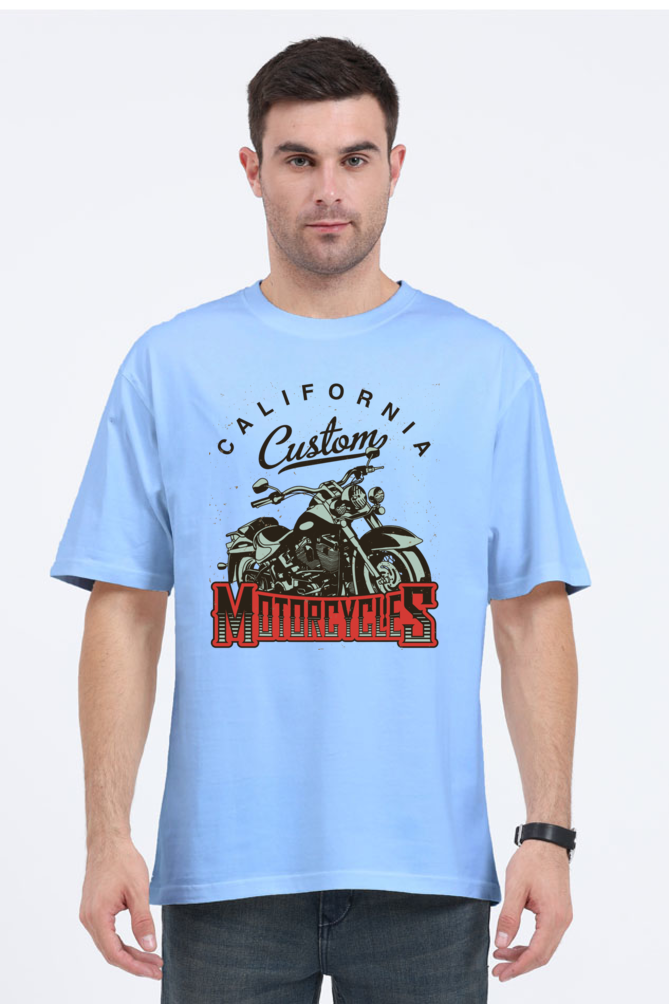 California Custom Motorcycles Oversized Men’s T-Shirt