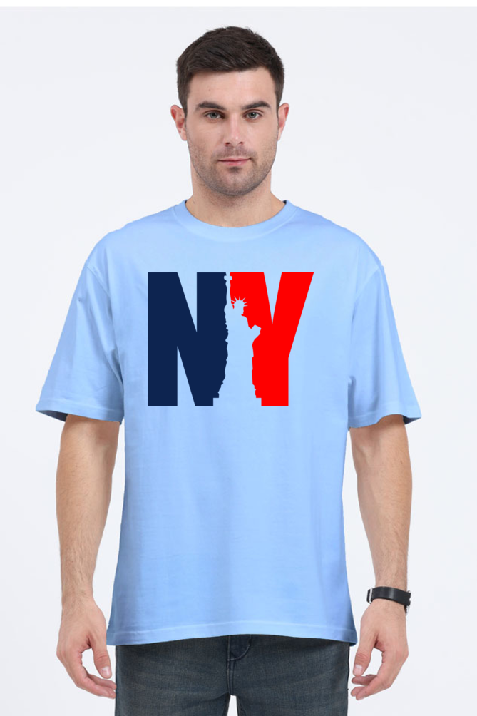 NY State Oversized Men’s T-Shirt