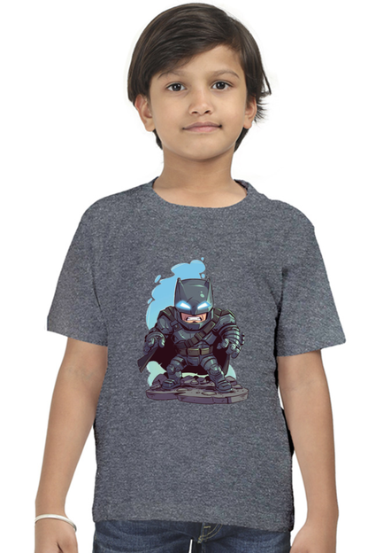 Boys’ Batman T-Shirt with Vivid Print and 100% Cotton Fabric